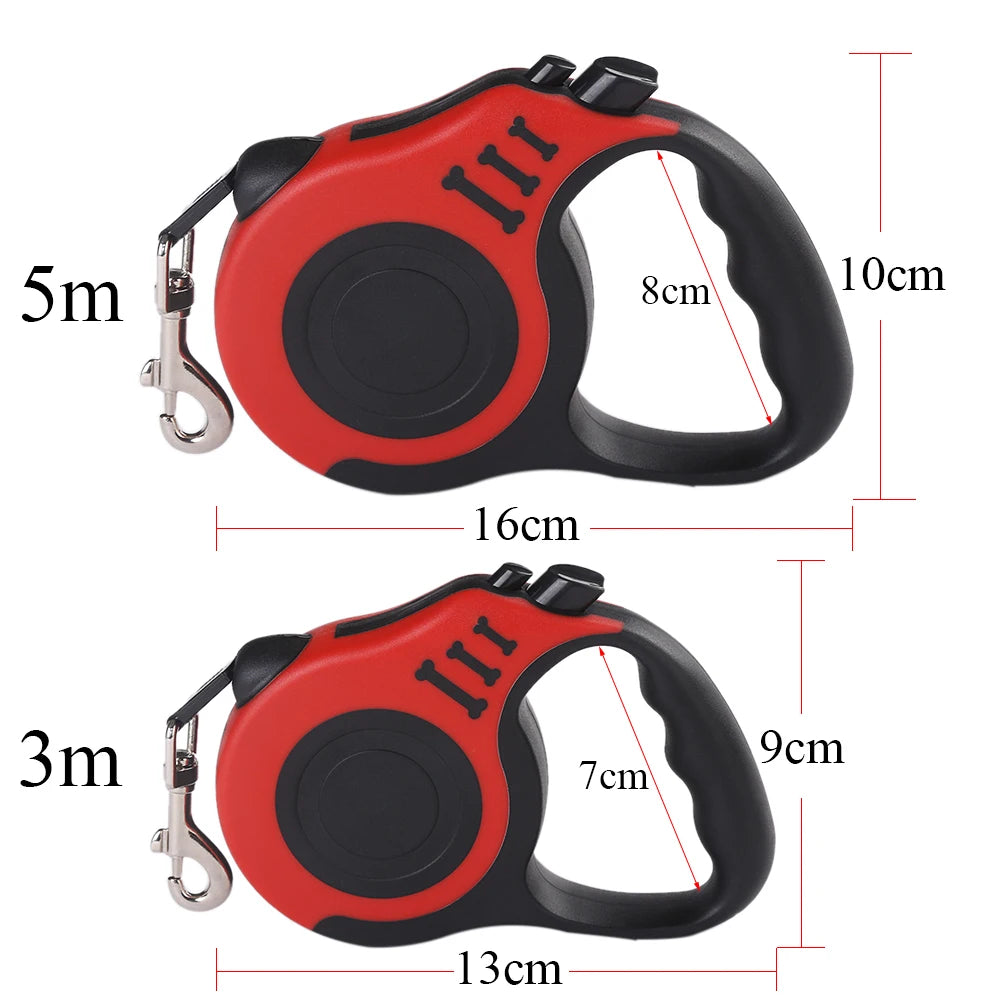 Retractable Dog Leash – 3 m / 5 m